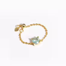 Oval Colored Stone Ring