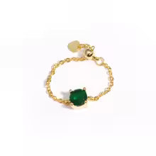 Oval Colored Stone Ring