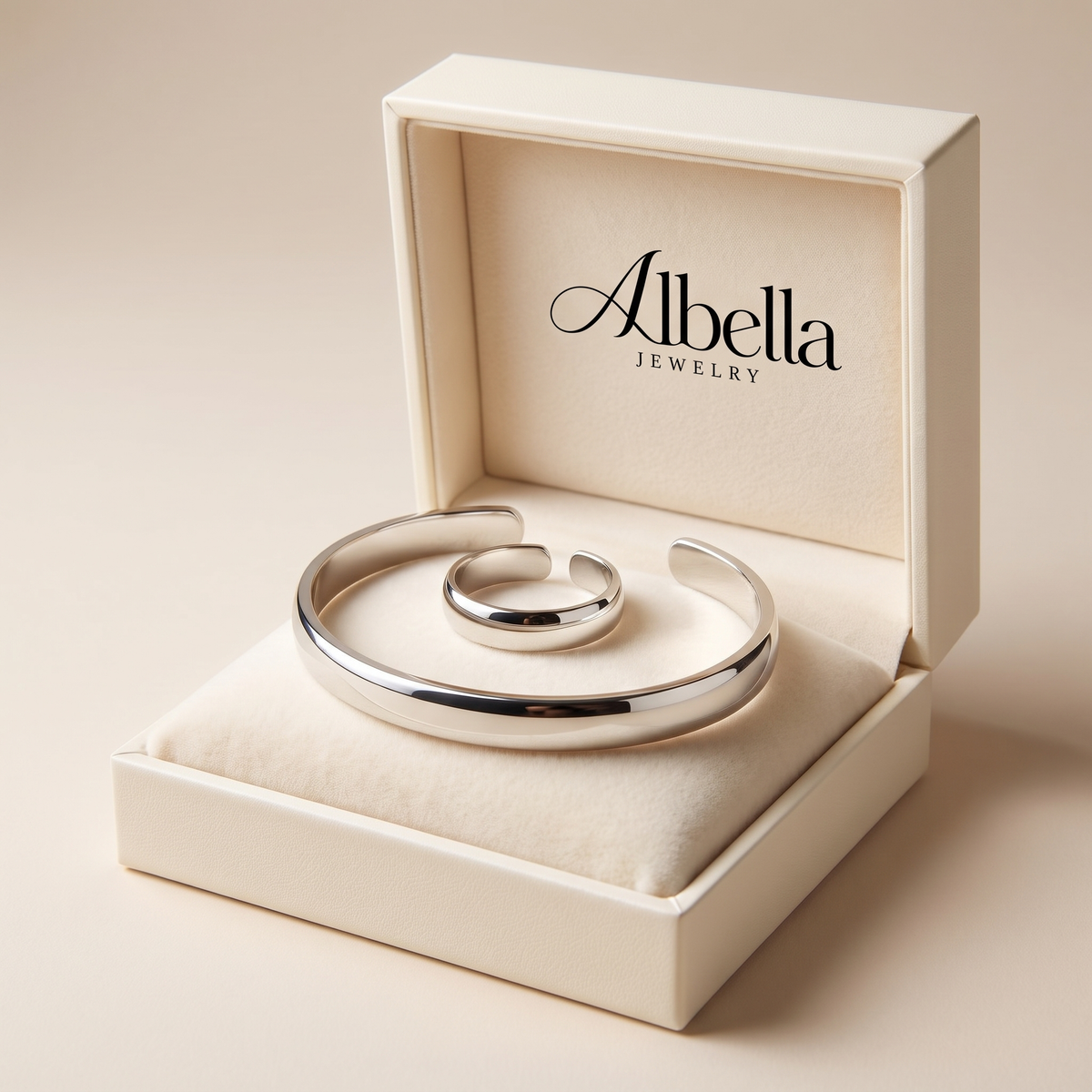 Classic Unisize Set in Albella Jewelry gift box