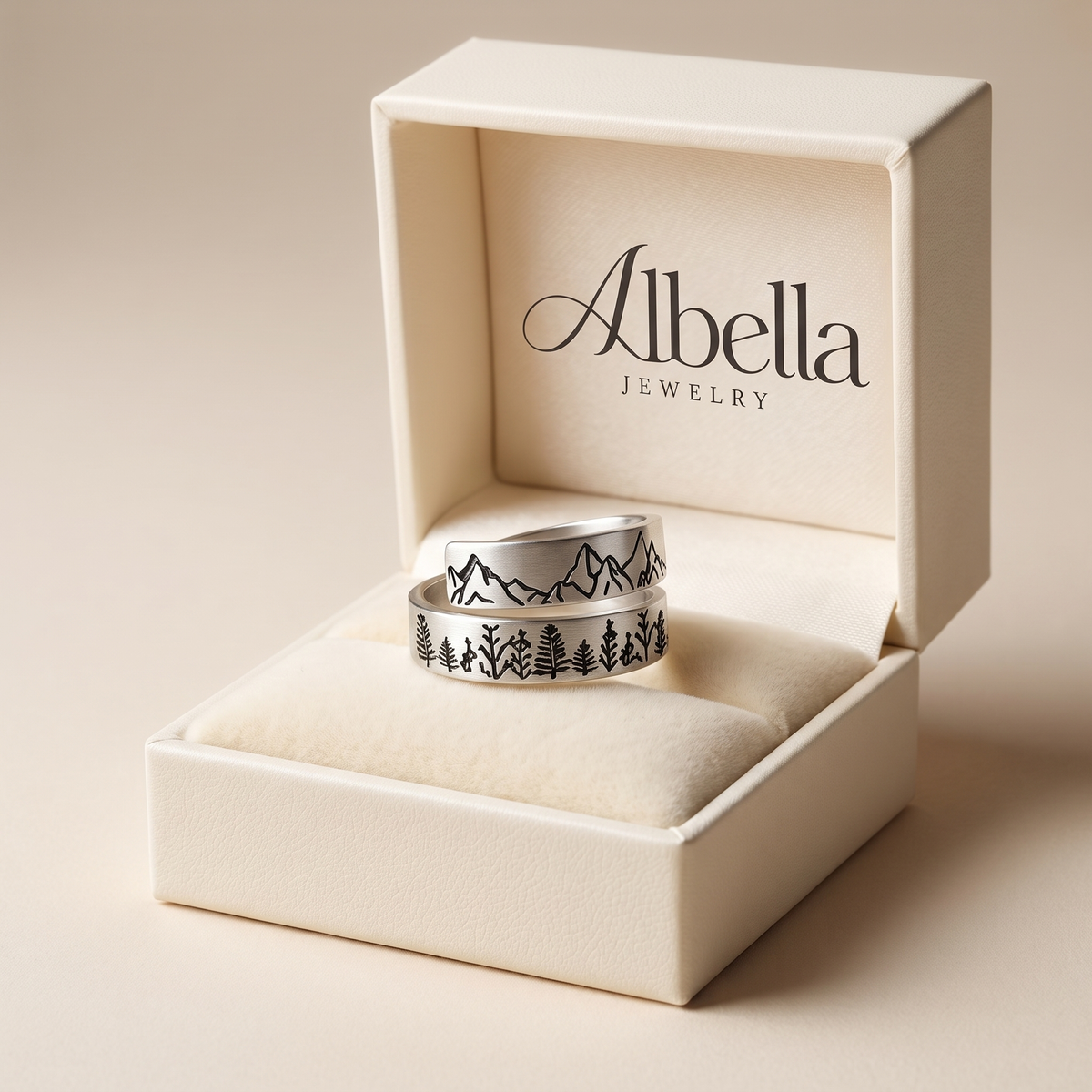 Mountains & Forests Ring in Albella Jewelry gift box