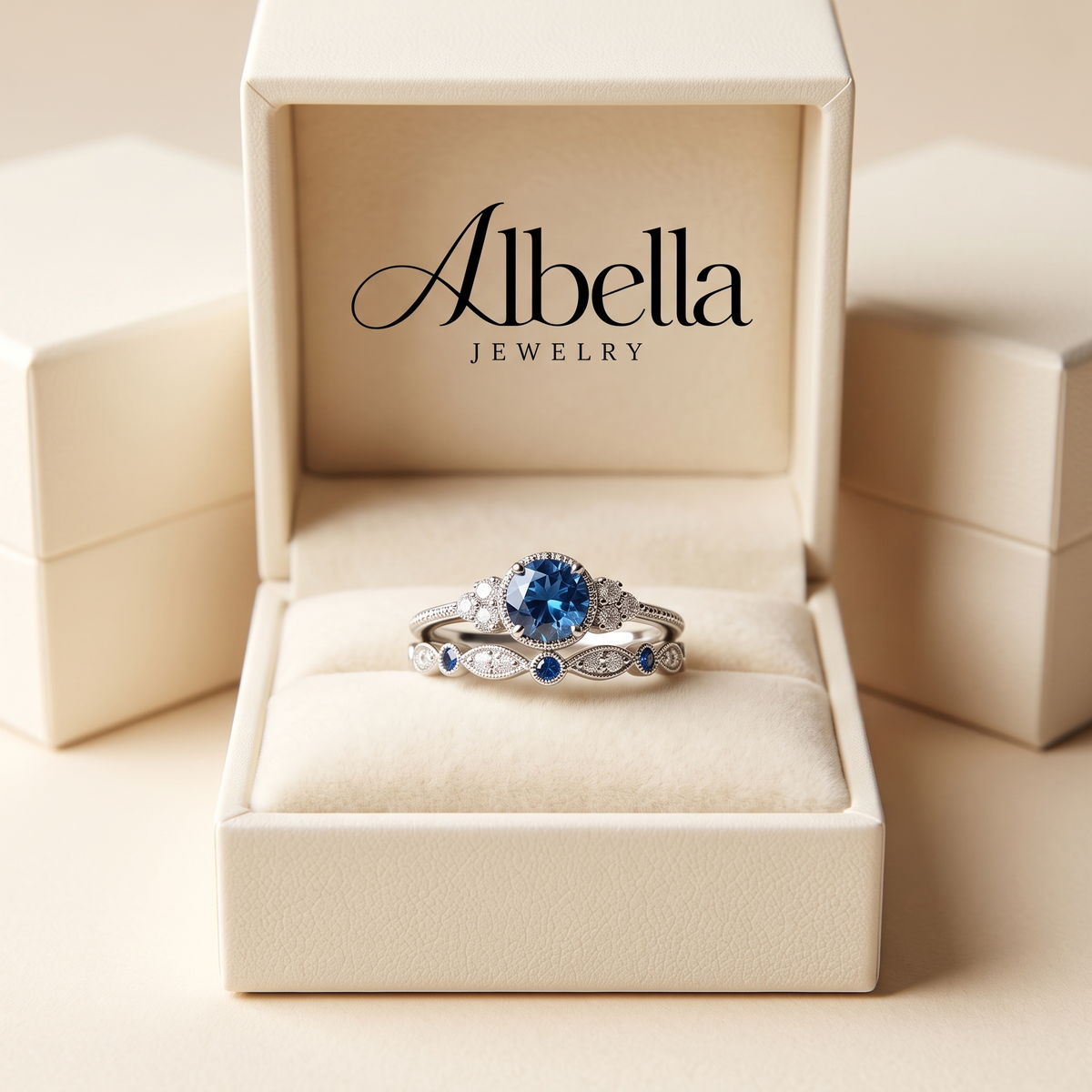 Avelisse Moraziel Ring in Albella Jewelry gift box