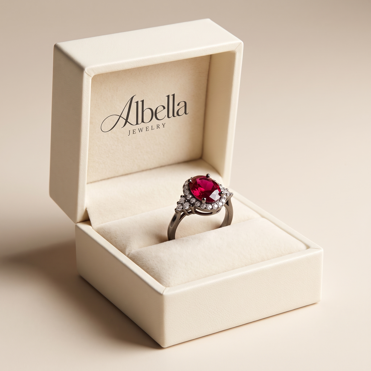 Kirelle Emberlain Ring in Albella Jewelry gift box