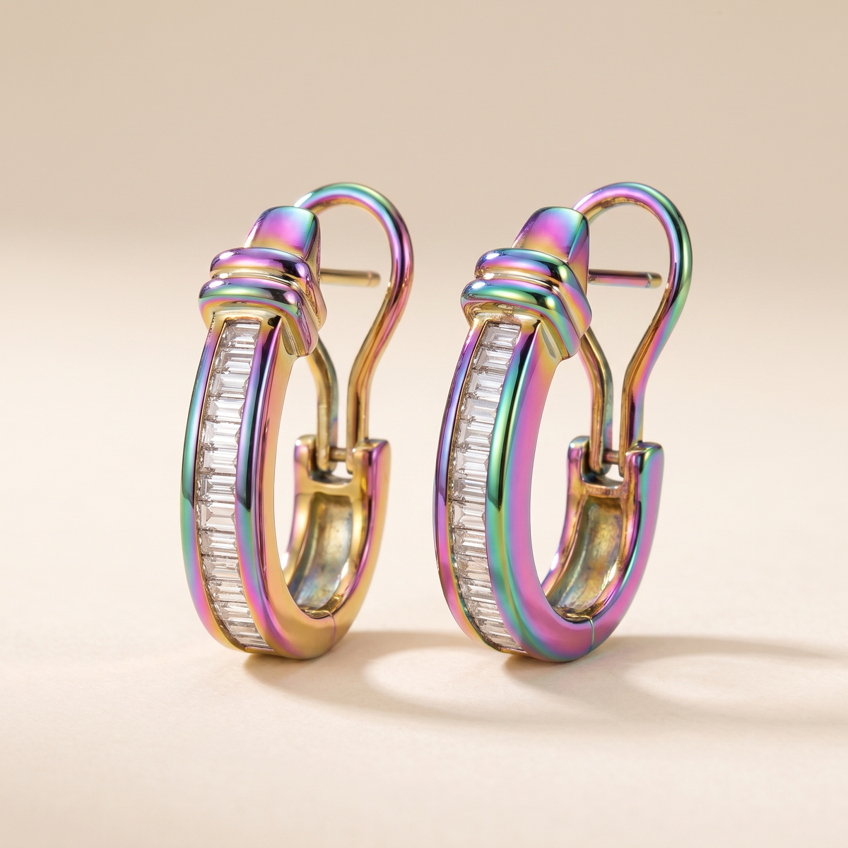 Sarahs Slim Fidget Spinning Ring – rainbow