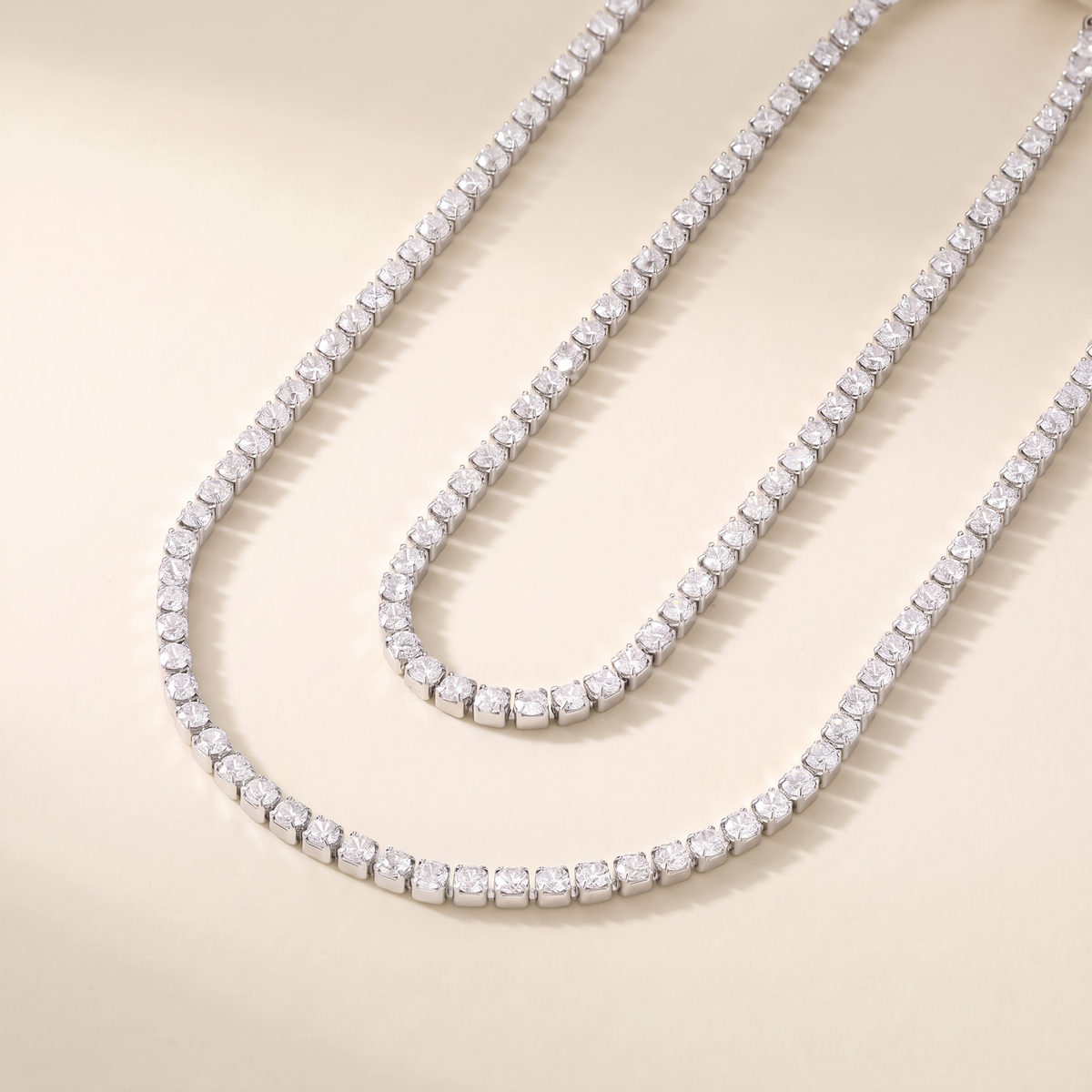 Minimal Tennis Set – silver