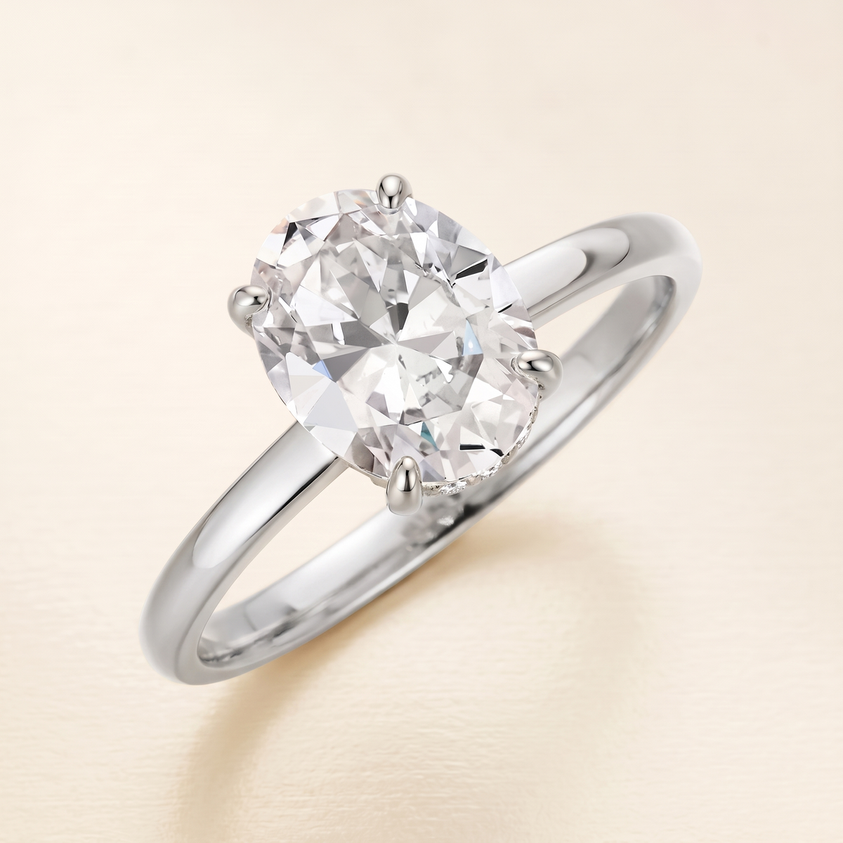 Elegant Classic Statement Ring – silver