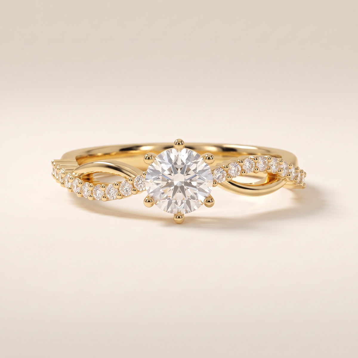 Elegant Eternity Band Ring – gold
