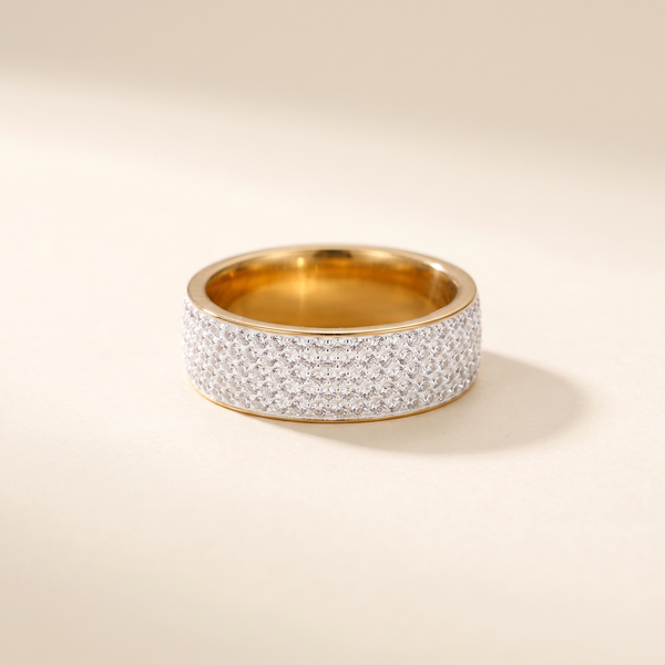Pavelli Crystal Band Ring – Albella Jewelry