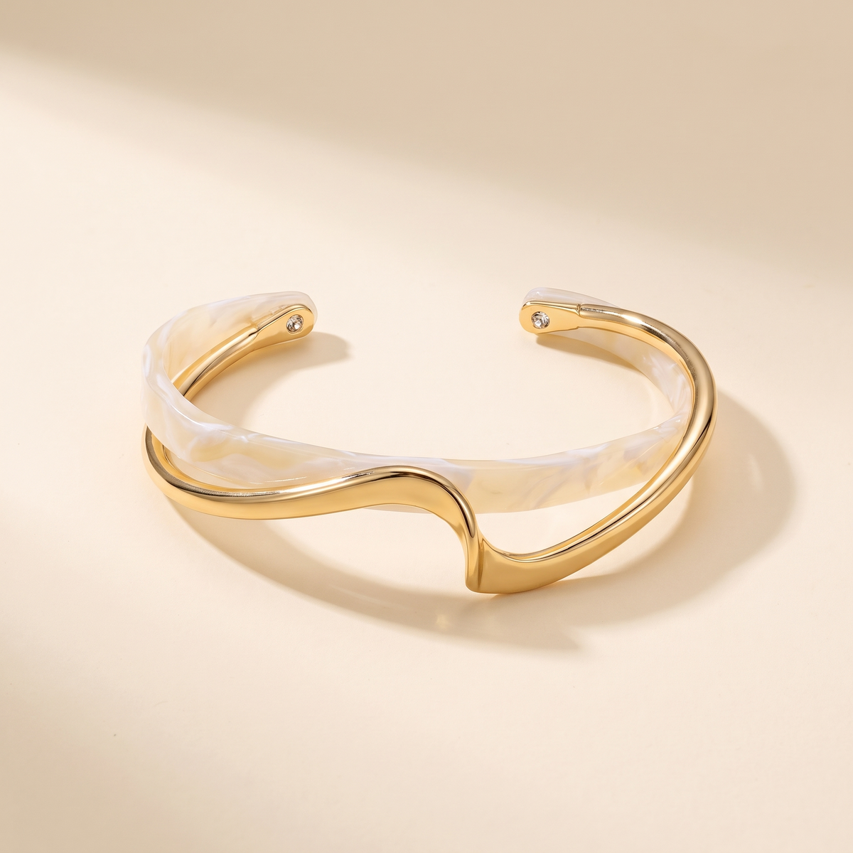 Soft Glow Opal Gold Bracelet – Albella Jewelry