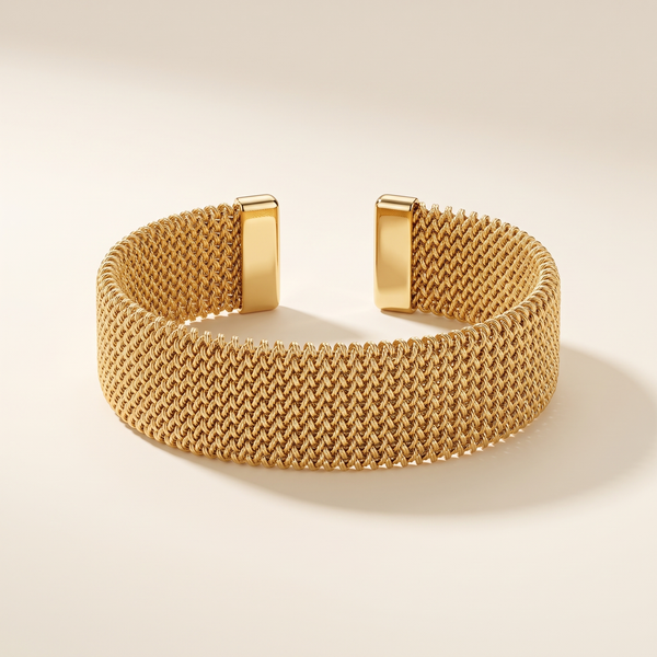 Vintage Woven Open Cuff Bracelet – Albella Jewelry