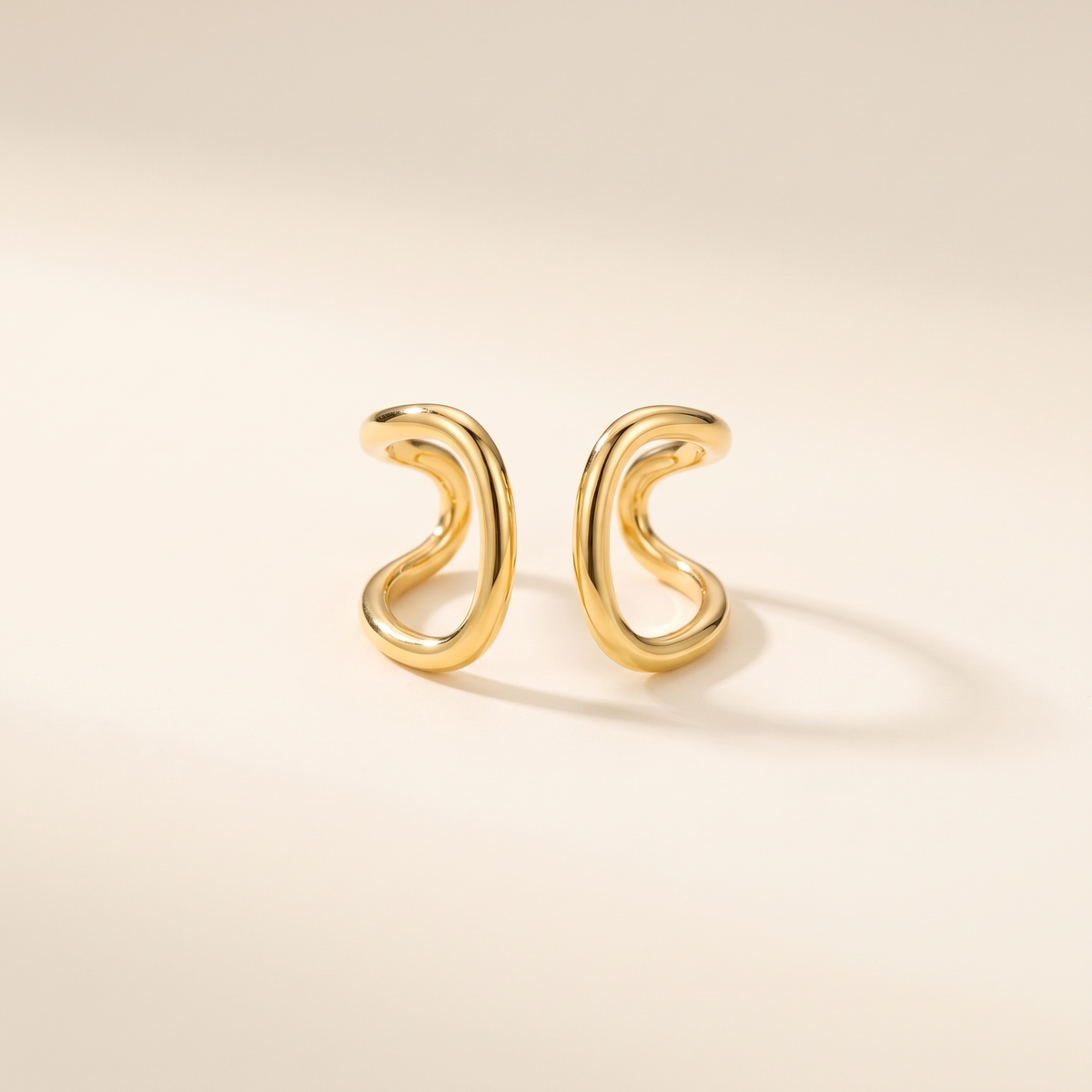 Irregular Wave Ring – Gold – Albella Jewelry