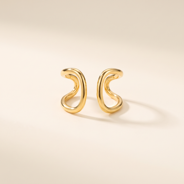 Irregular Wave Ring – Gold – Albella Jewelry