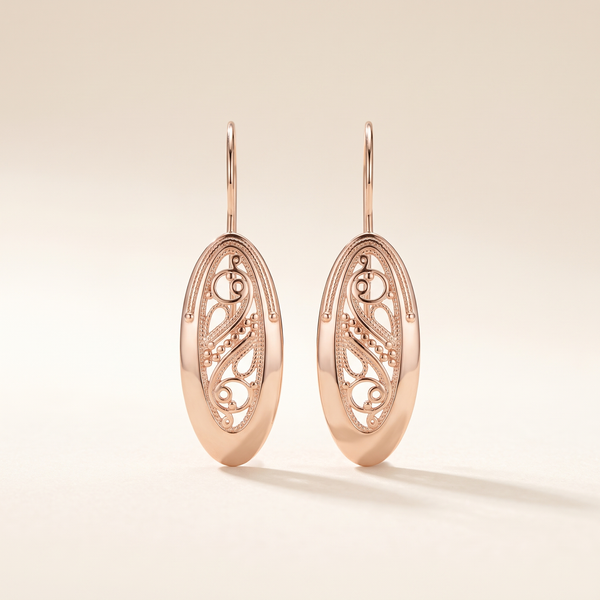Opengleam Drop Earrings – Gold – Albella Jewelry