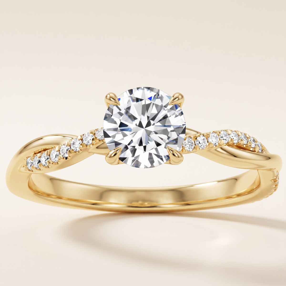 Jane Twisted Diamond Ring – Albella Jewelry