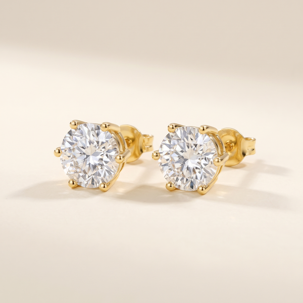 Tera Diamond Stud Earrings – Albella Jewelry