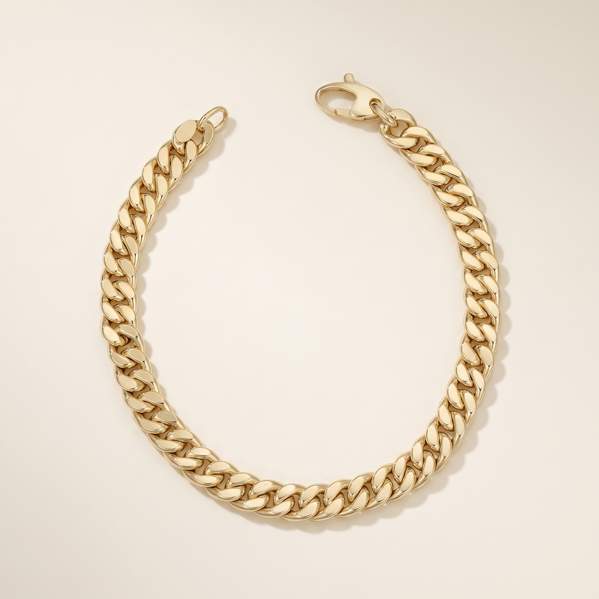 Classic Gold Cuban Bracelet – Albella Jewelry