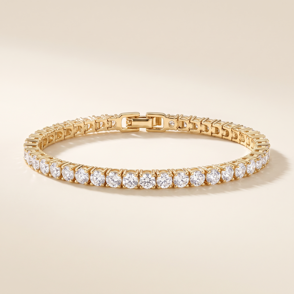 Gold Tennis Bracelet – Albella Jewelry