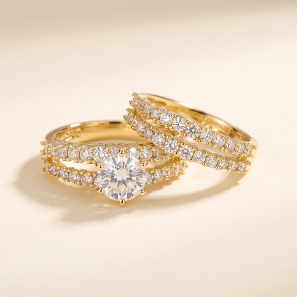 Eternal Radiance Diamond Ring Set – Albella Jewelry