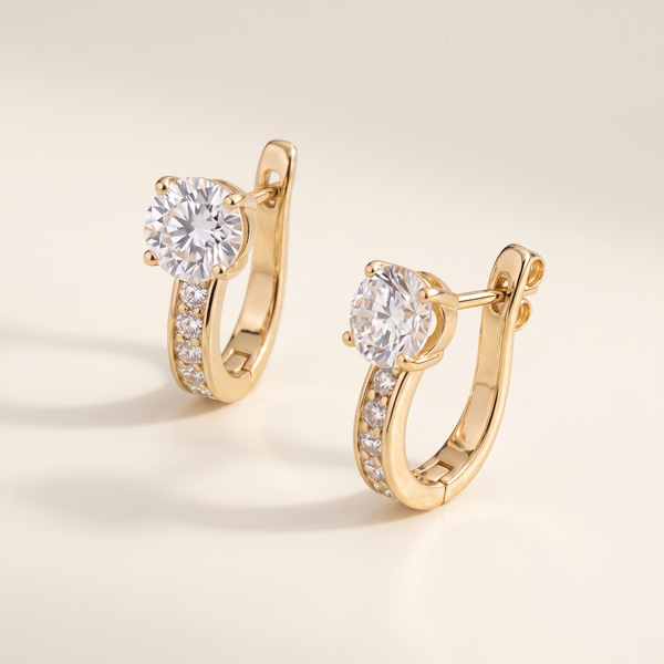 Elegant Huggie Earrings – Albella Jewelry