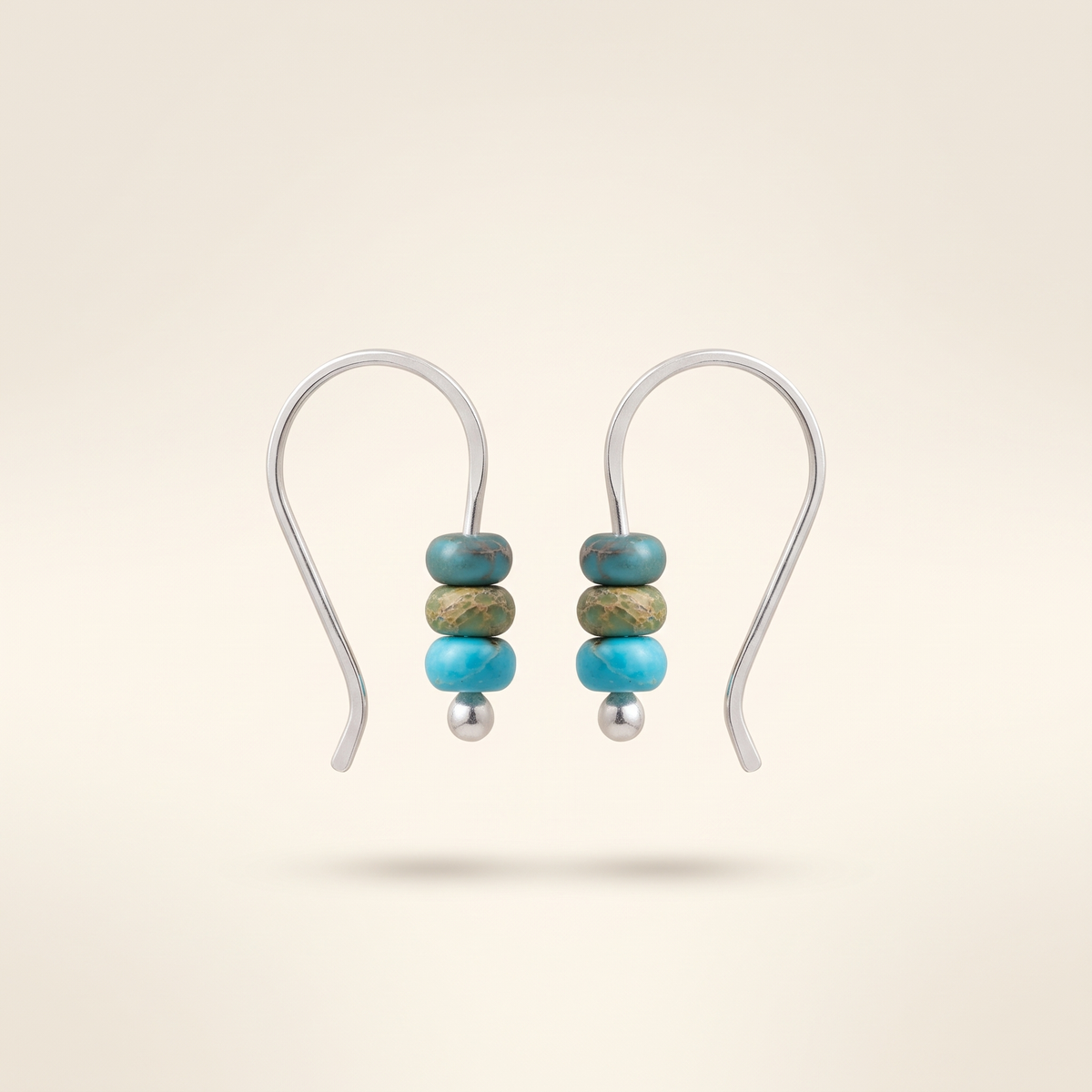 Ocean Turquoise Beaded Earrings – Albella Jewelry