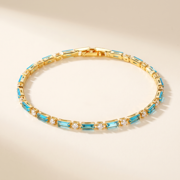 Dazzling Gold Turquoise Bracelet – Albella Jewelry