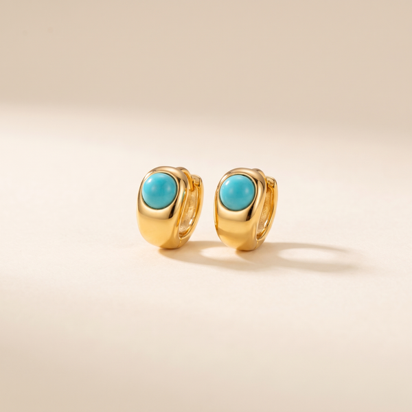 Timeless Copper Turquoise Earrings – Albella Jewelry