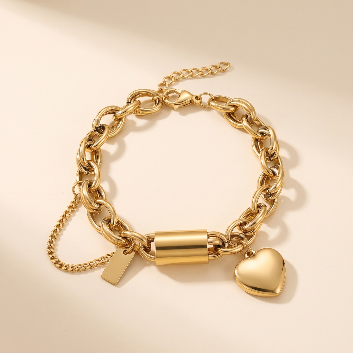 Love Link Gold Bracelet – Albella Jewelry