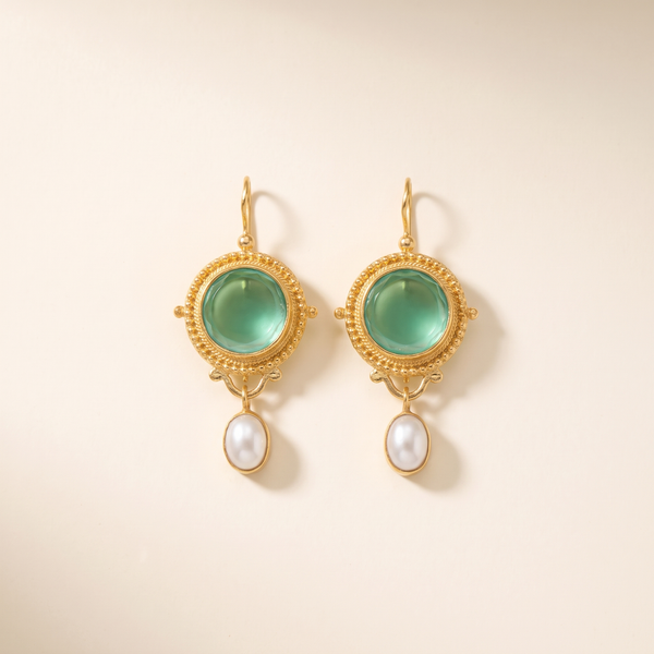 Precious Turquoise Stone Earrings – Albella Jewelry