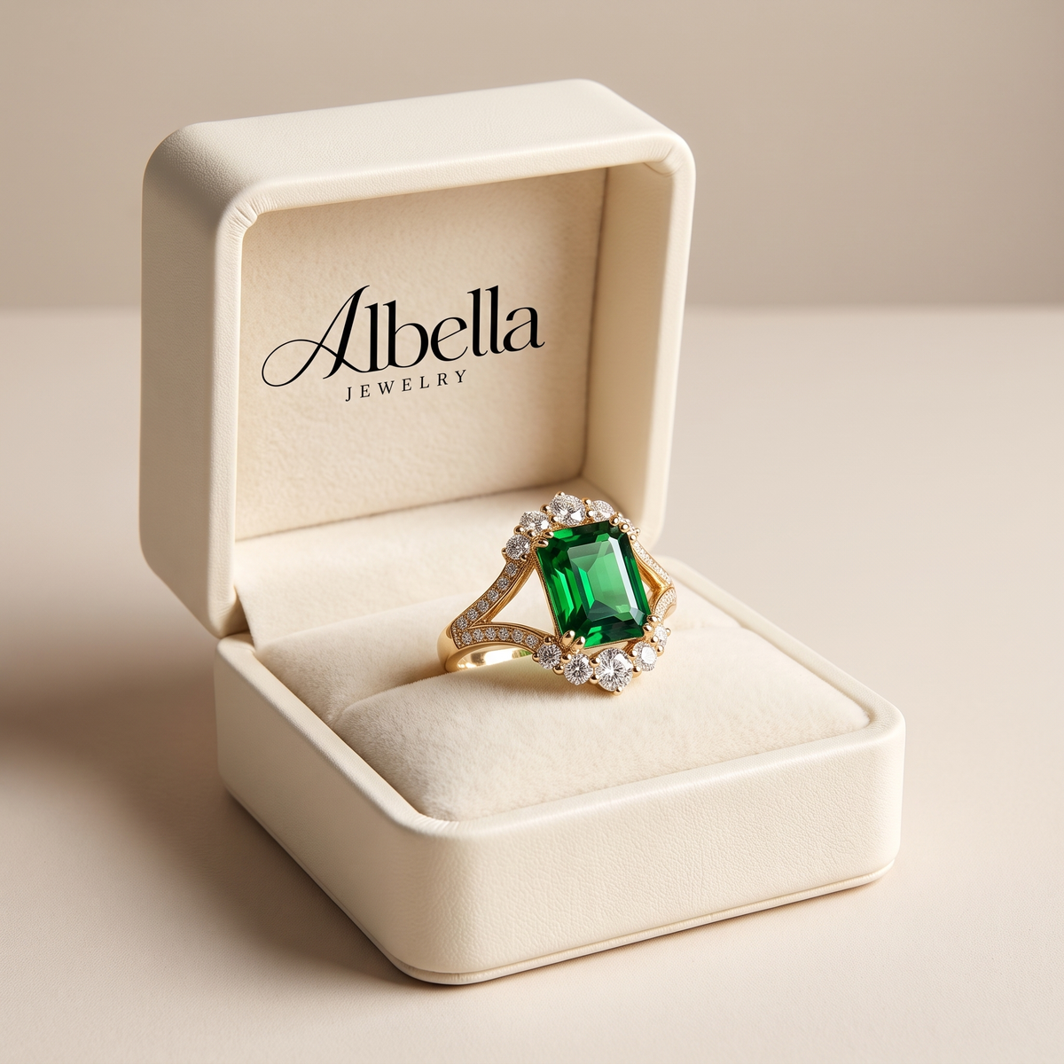 Elisova Grenthal Ring in Albella Jewelry gift box
