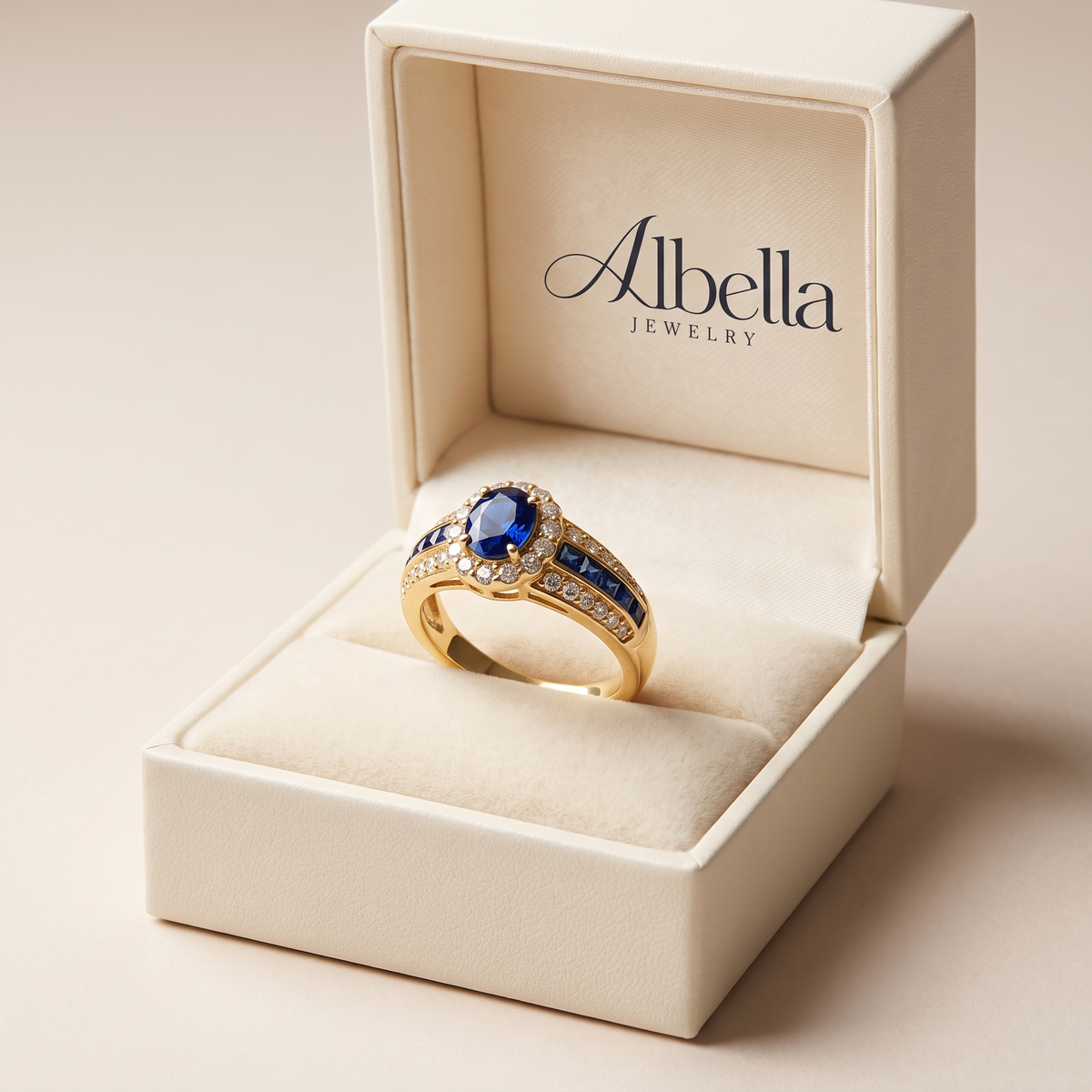 Avelisse Moraziel Ring in Albella Jewelry gift box