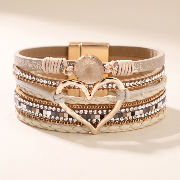 Bohemian Multi-Layer Leather Bracelet – Albella Jewelry