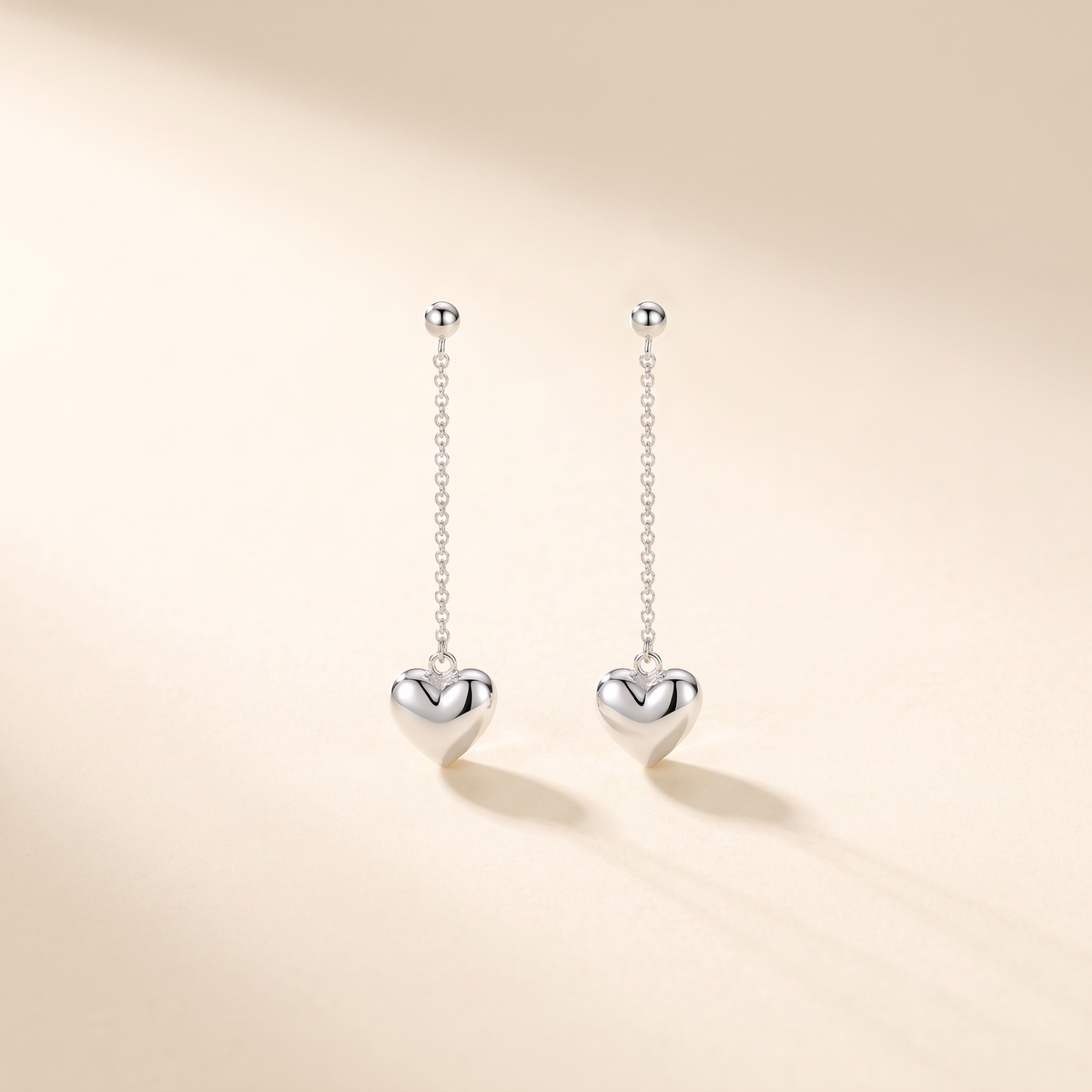 Antique-Inspired Geometric Heart Hoop Earrings – Albella Jewelry