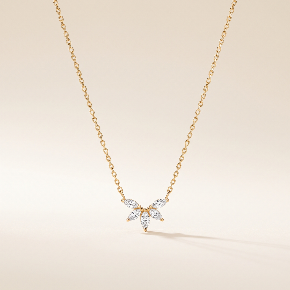 Crystal Leaf Necklace – Albella Jewelry