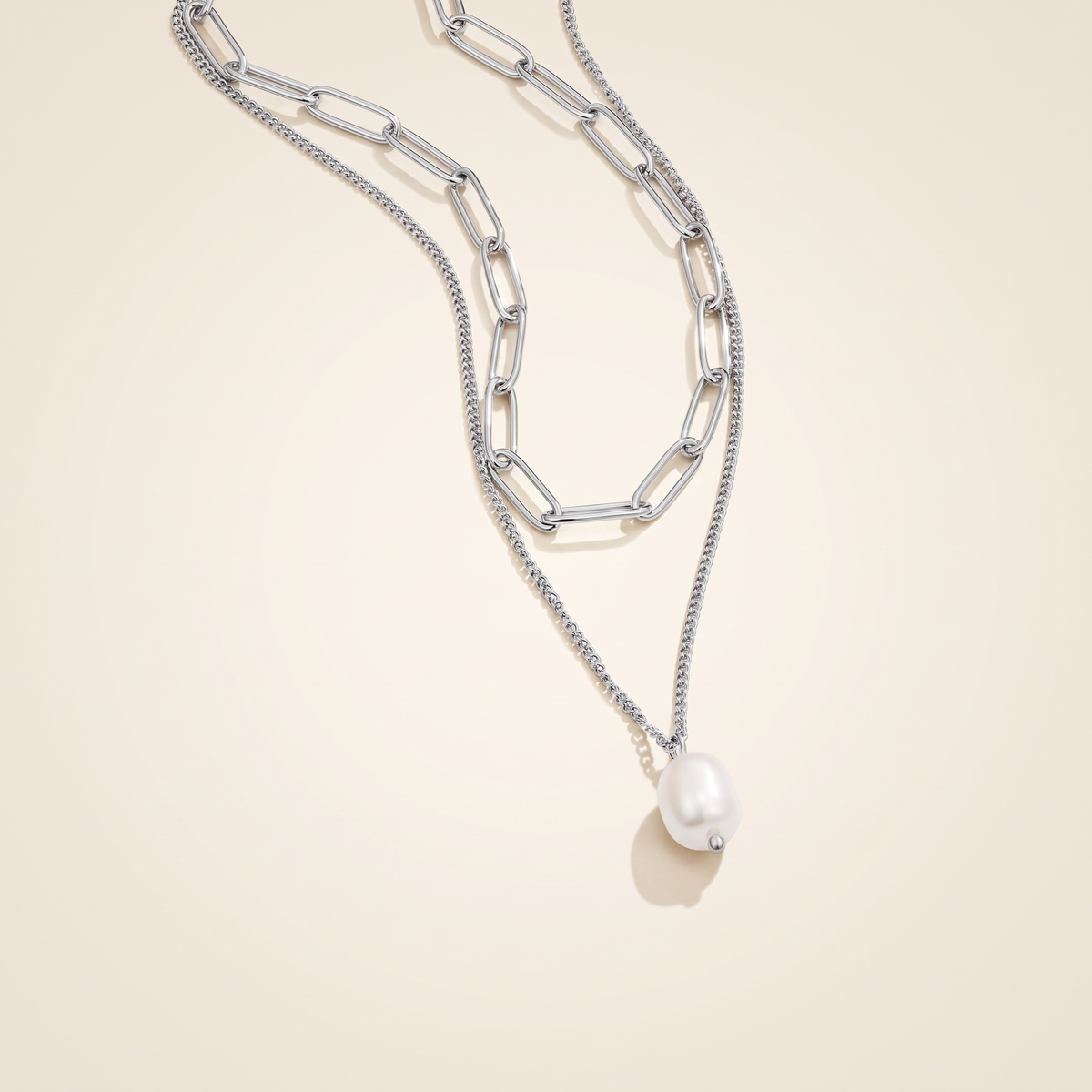 Elegant Pearl Drop Necklace – Albella Jewelry