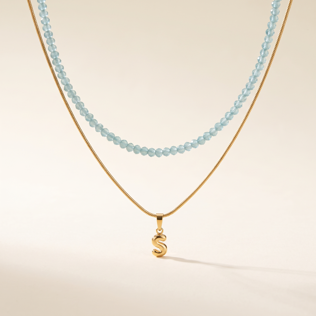 Chic Bubble Letter Necklace – Albella Jewelry