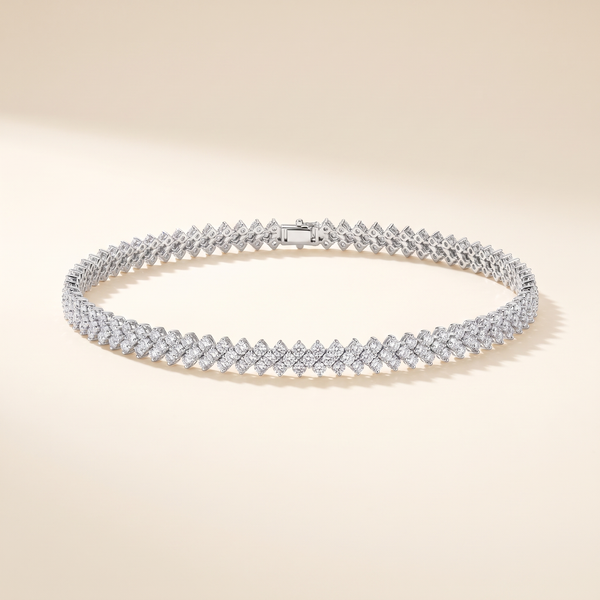 Elegant Rhinestone Choker Necklace – Albella Jewelry