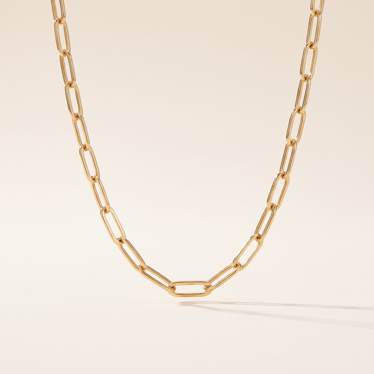 Classic Paperclip Chain Necklace – Albella Jewelry