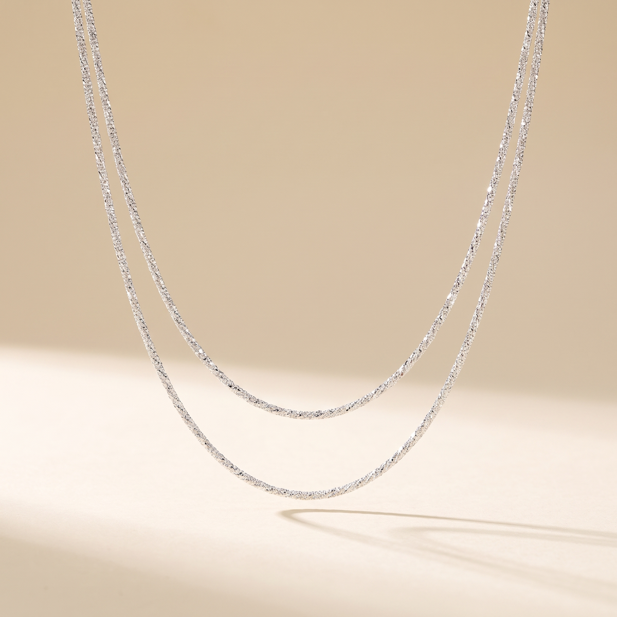 Double-Layer Crystal Necklace – Albella Jewelry