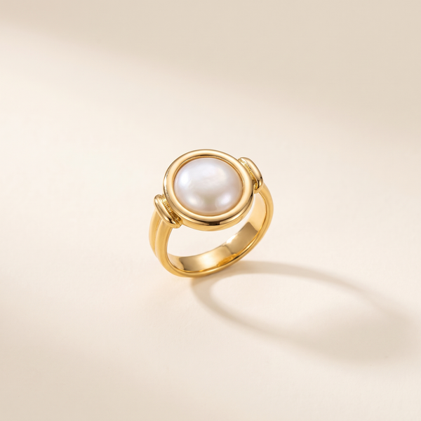 Elegant Pearl Ring – Albella Jewelry