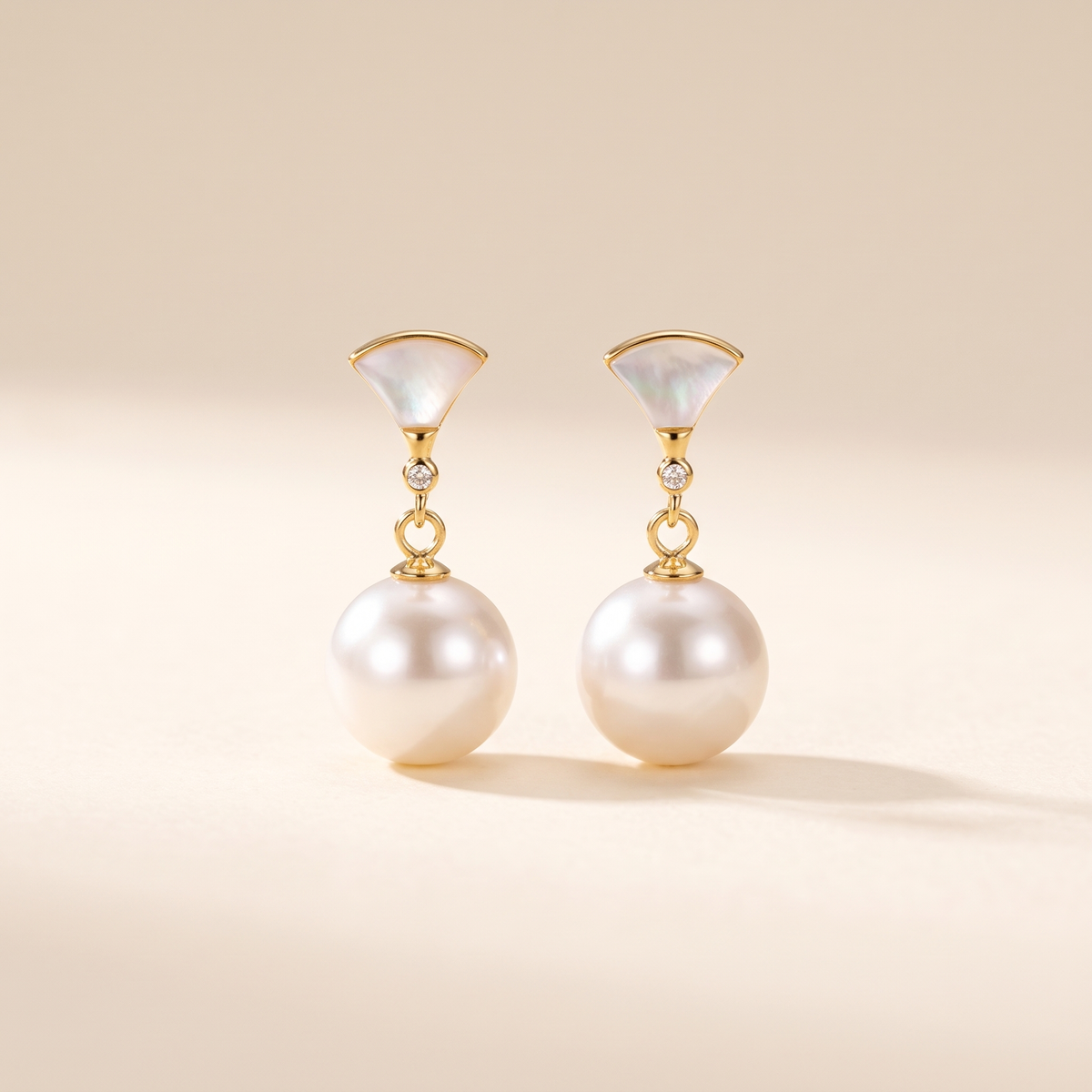 Chic Silver Earrings with Pearls – Albella Jewelry