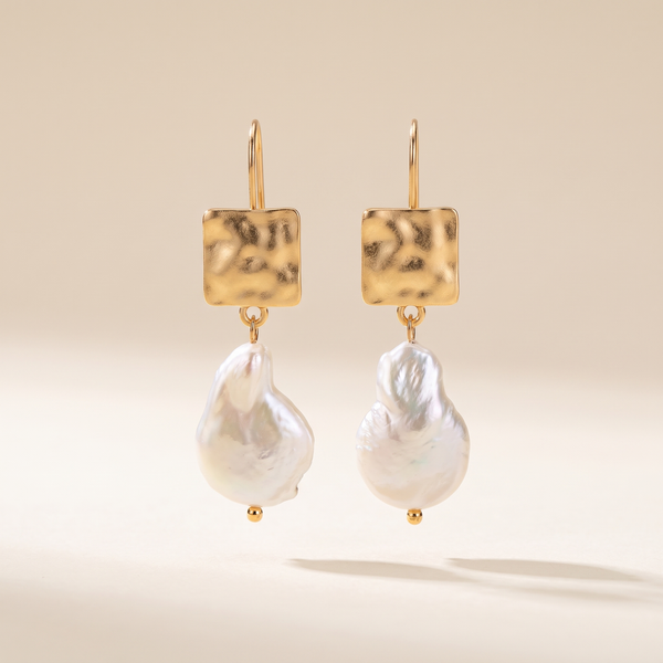 Chic Freshwater Pearl Earrings – Albella Jewelry