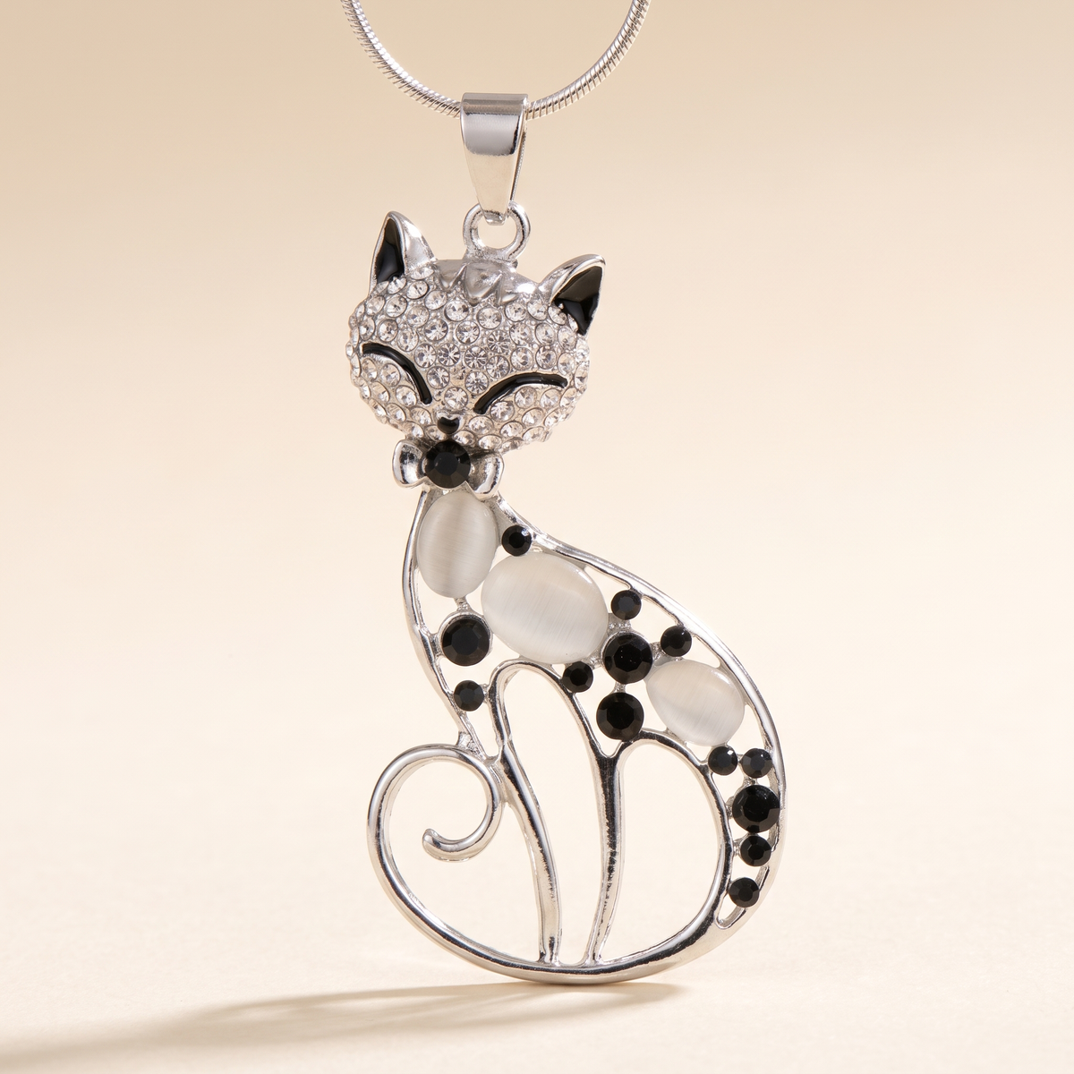 Cats of Love Sterling Silver Necklace – Albella Jewelry