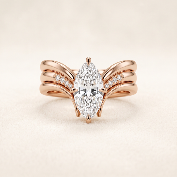 Gold Crown Drop Ring – Albella Jewelry