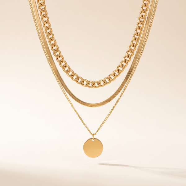 Elegant Gold and Silver Plated Necklace – Albella Jewelry