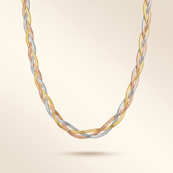 Chic Gold and Silver Necklace – Albella Jewelry