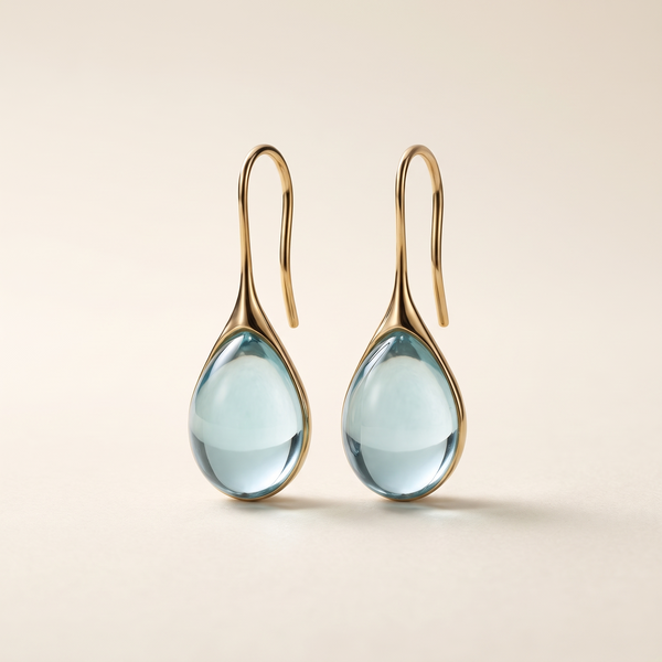 Chic Dangle Earrings with Crystal – Albella Jewelry