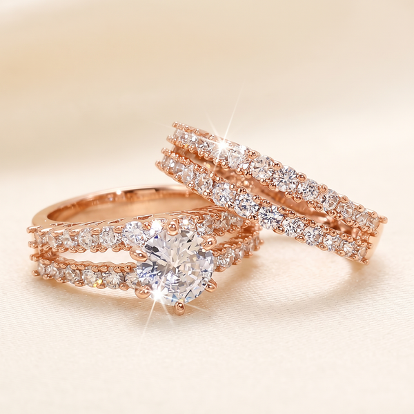 Elegant Eternal Sparkle Ring Set – Albella Jewelry