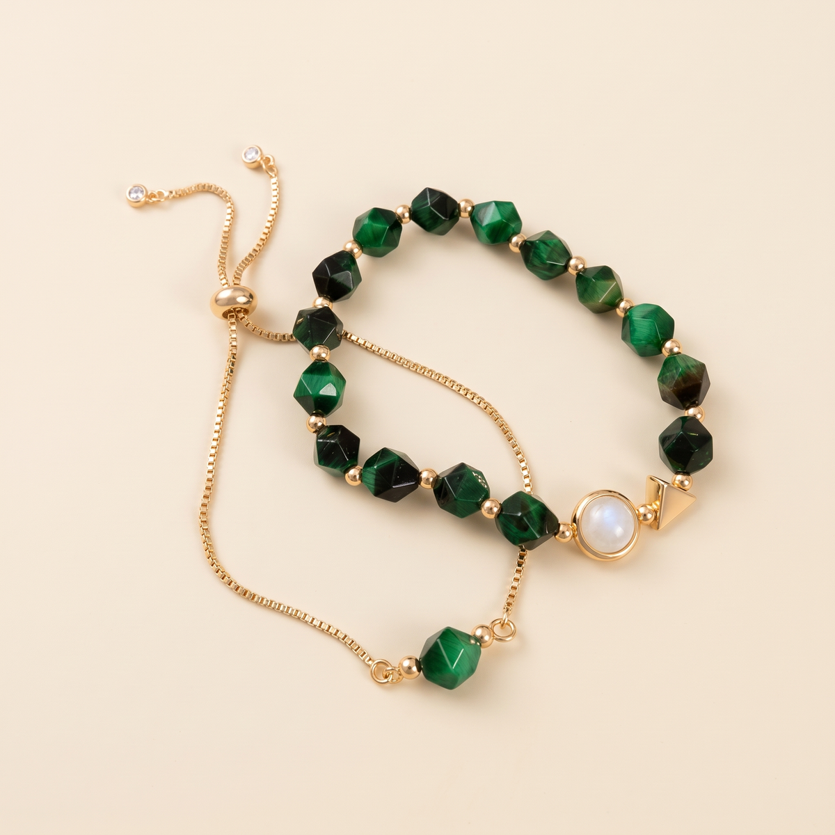 Elegant Green Bracelet Set – Albella Jewelry