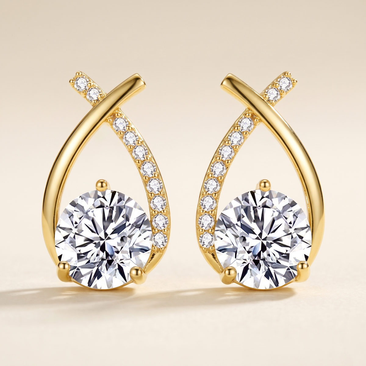 Arielle Gold Earrings – Albella Jewelry