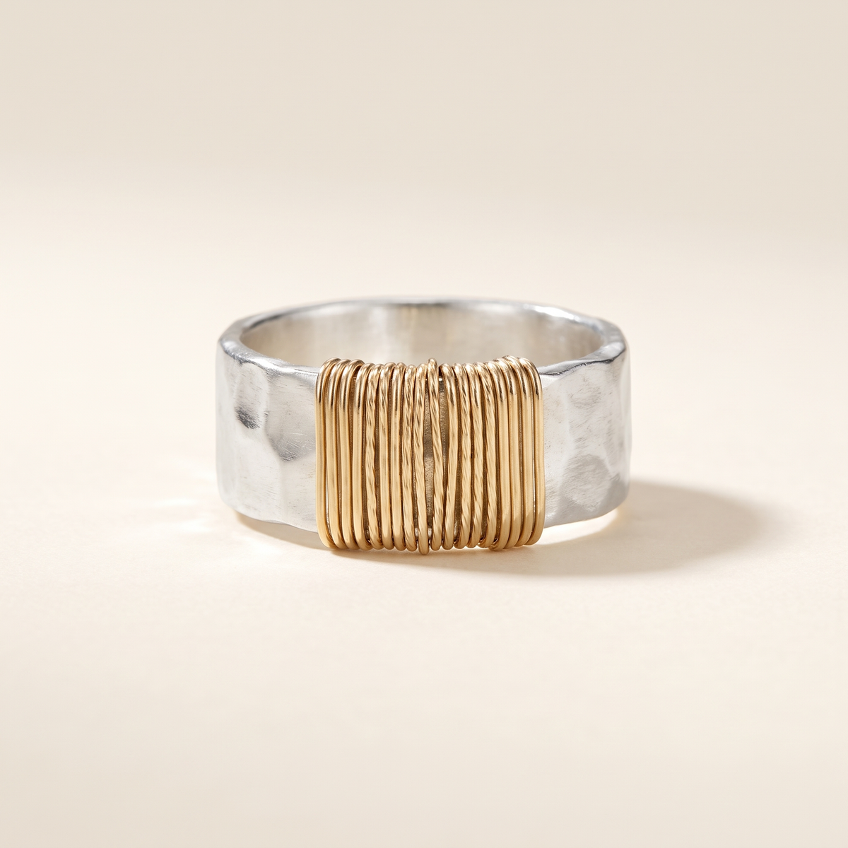 Timeless Vintage Gold and Silver Ring – Albella Jewelry