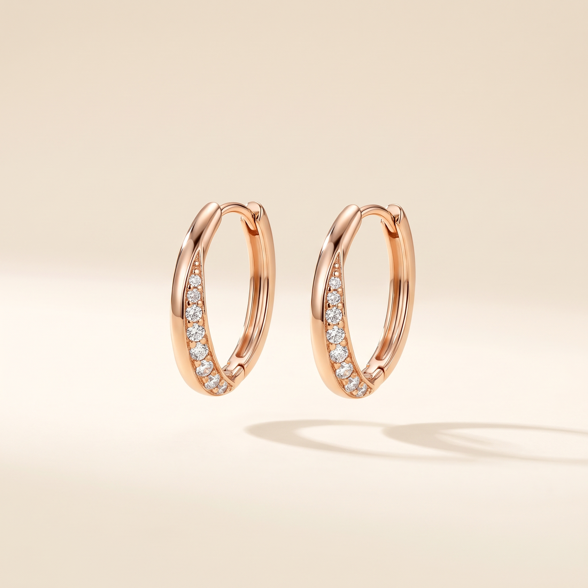 Chic Gold Hoop Earrings – Albella Jewelry